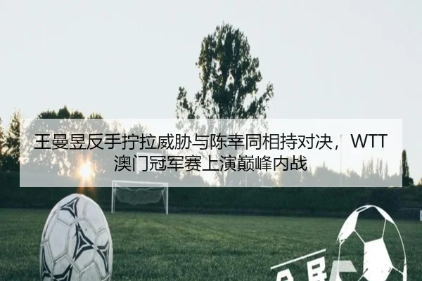 王曼昱反手拧拉威胁与陈幸同相持对决，WTT澳门冠军赛上演巅峰内战